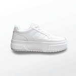 ZAPATILLAS MUJER BLANCO PLATAFORMA PU