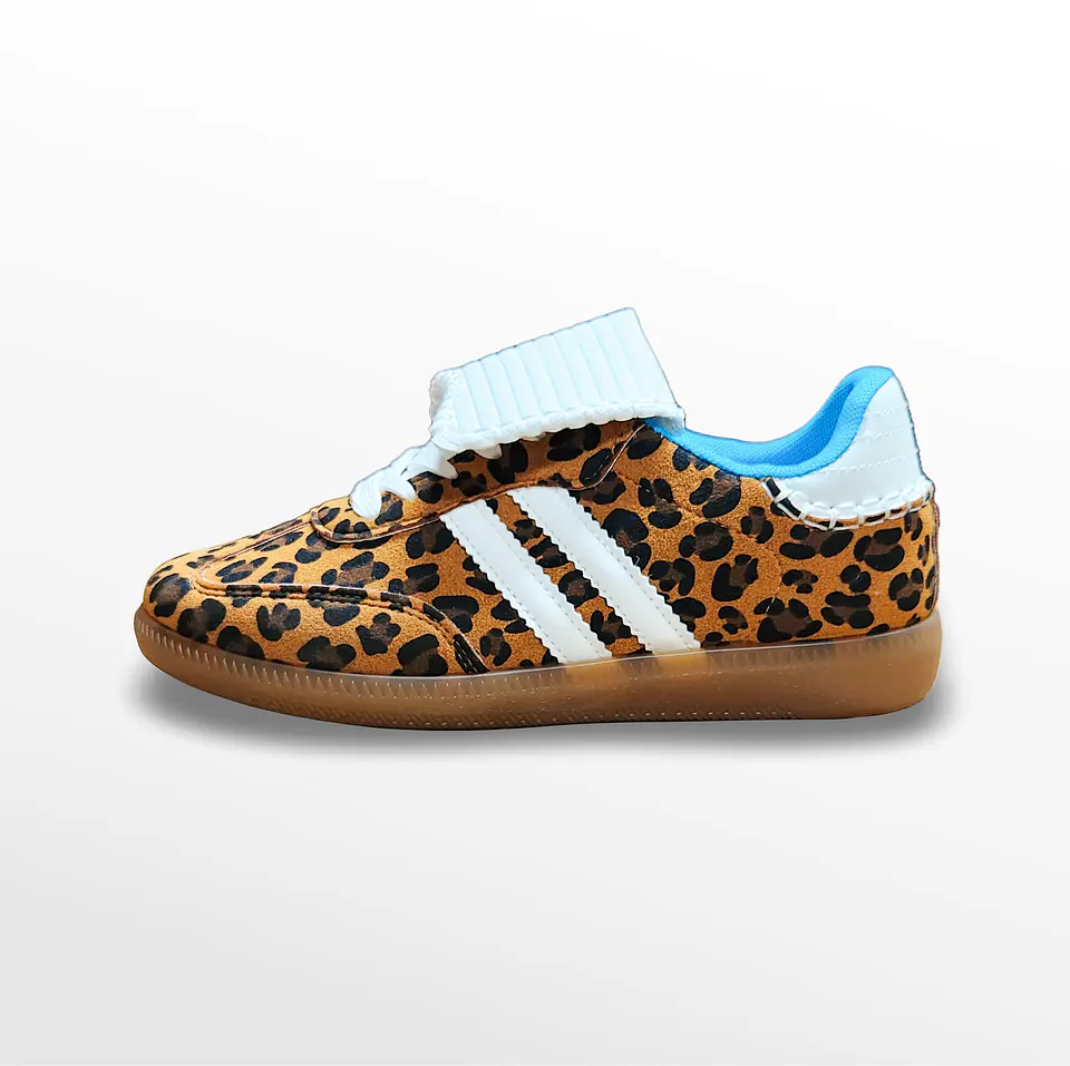 ZAPATILLAS MUJER  LEOPARD RAYAS PU 2