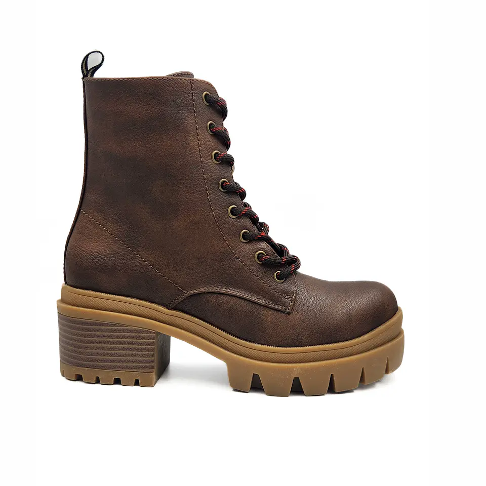  BOTIN MUJER 0102 COFFEE  PU CORDON  5