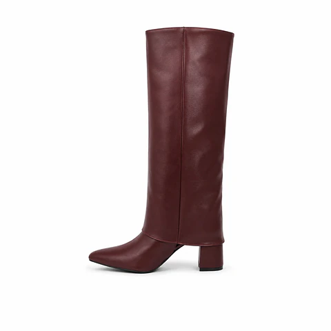 BOTA MUJER PU BURDEO POL 3H