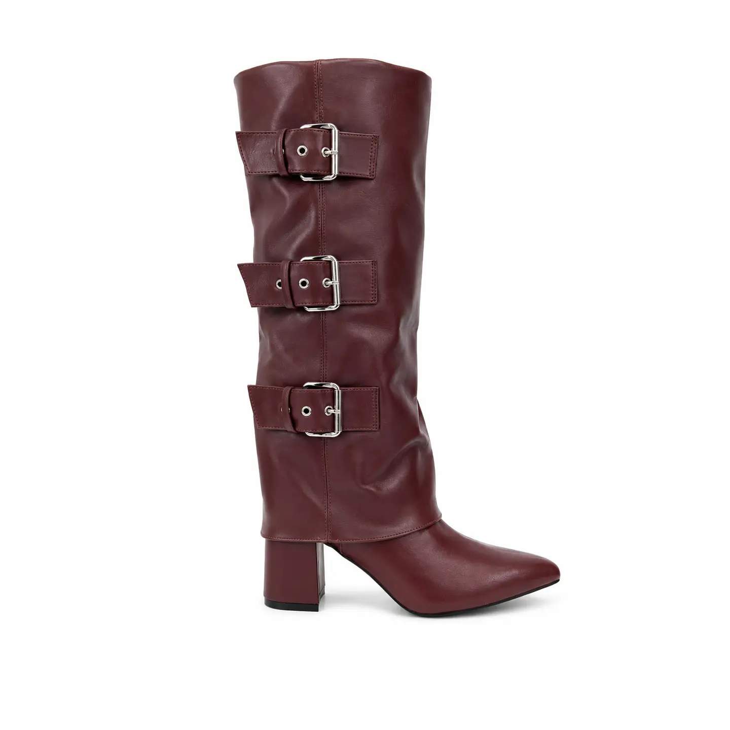 BOTA MUJER PU BURDEO POL 3H 1