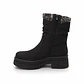 BOTIN MUJER PU NEGRO LANA - Miniatura 2