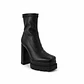 BOTIN MUJER PU NEGRO TACON - Miniatura 3