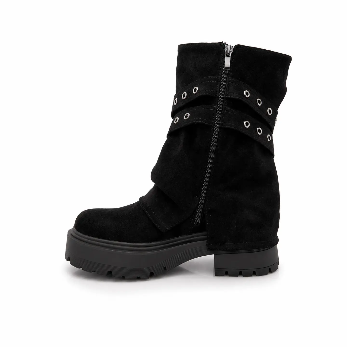 BOTIN MUJER MF NEGRO POL 2H 2