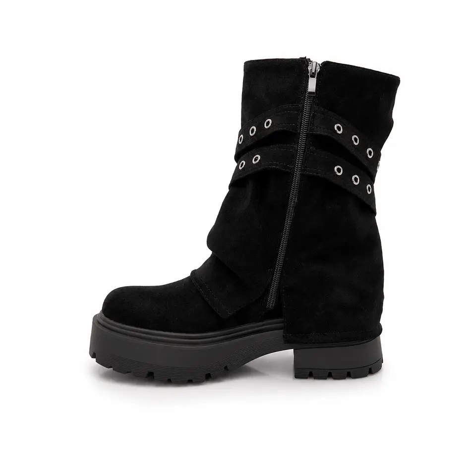 BOTIN MUJER MF NEGRO POL 2H 2