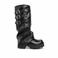 BOTA MUJER PU NEGRO POL 3 HEB - Miniatura 1