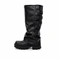 BOTA MUJER PU NEGRO POL 3 HEB - Miniatura 2