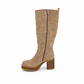 BOTA MUJER MF KHAKY PLATAFORMA - Miniatura 2