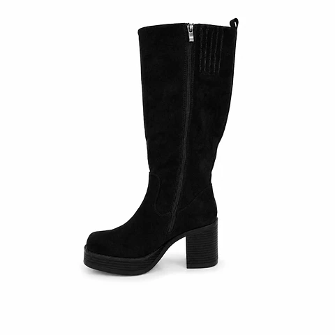 BOTA MUJER MF NEGRO PLATAFORMA