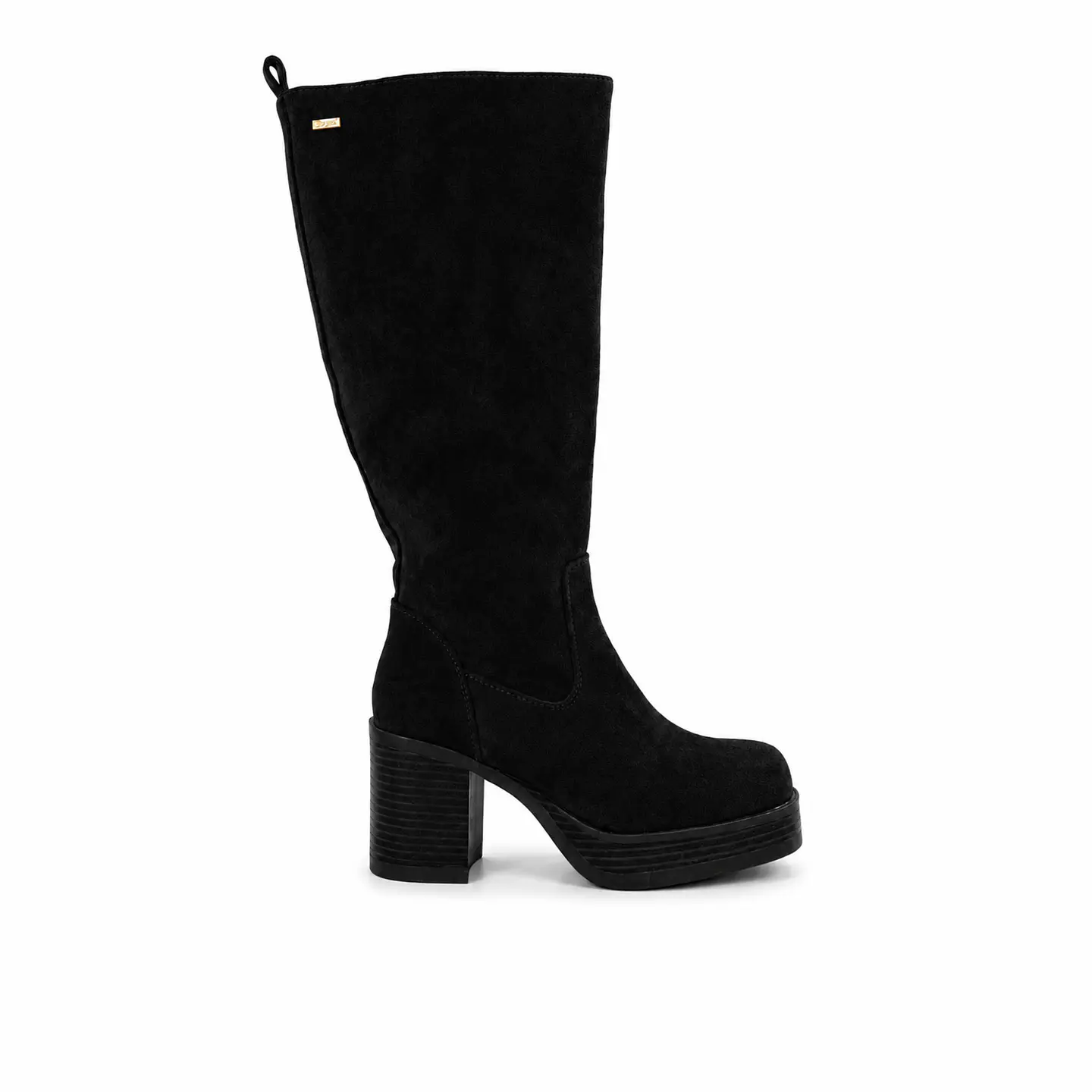 BOTA MUJER MF NEGRO PLATAFORMA 1