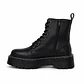  BOTIN MUJER PU NEGRO CORDON - Miniatura 3