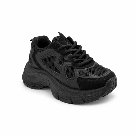  ZAPATILLA MUJER PU NEGRO CB CORD 