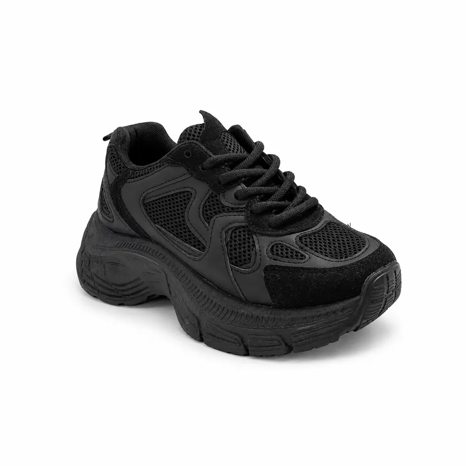  ZAPATILLA MUJER PU NEGRO CB CORD  2