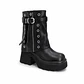 BOTIN MUJER PU NEGRO POL HEB - Miniatura 3