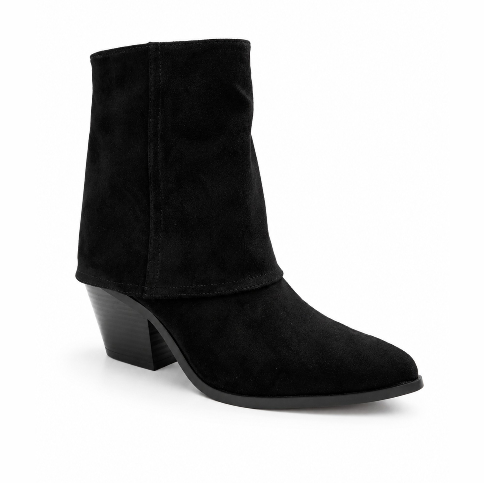 BOTIN MUJER MF NEGRO VAQUERO