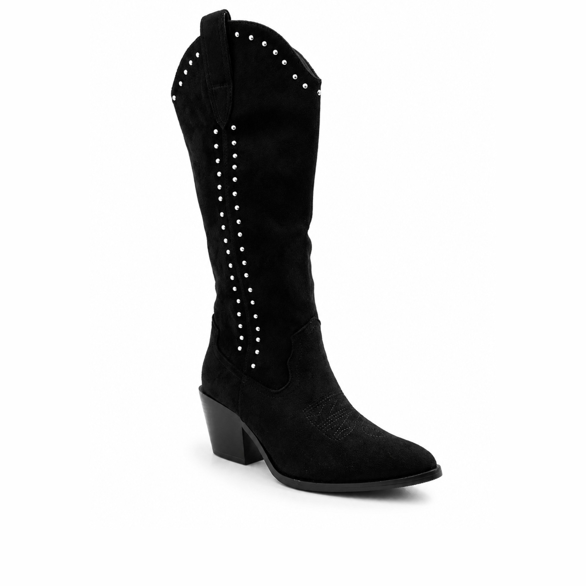 Bota Vaquera Negro Vía Franca Mujer Art: 5CC248BLACK