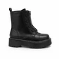  BOTIN MUJER PU NEGRO CIERRE - Miniatura 2