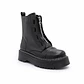  BOTIN MUJER PU NEGRO CIERRE - Miniatura 1
