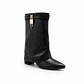 BOTA MUJER PU NEGRO POL CORTA - Miniatura 1