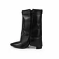 BOTA MUJER PU NEGRO POL CORTA - Miniatura 2