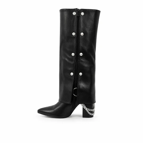 BOTA MUJER PU NEGRO POL DESMONT