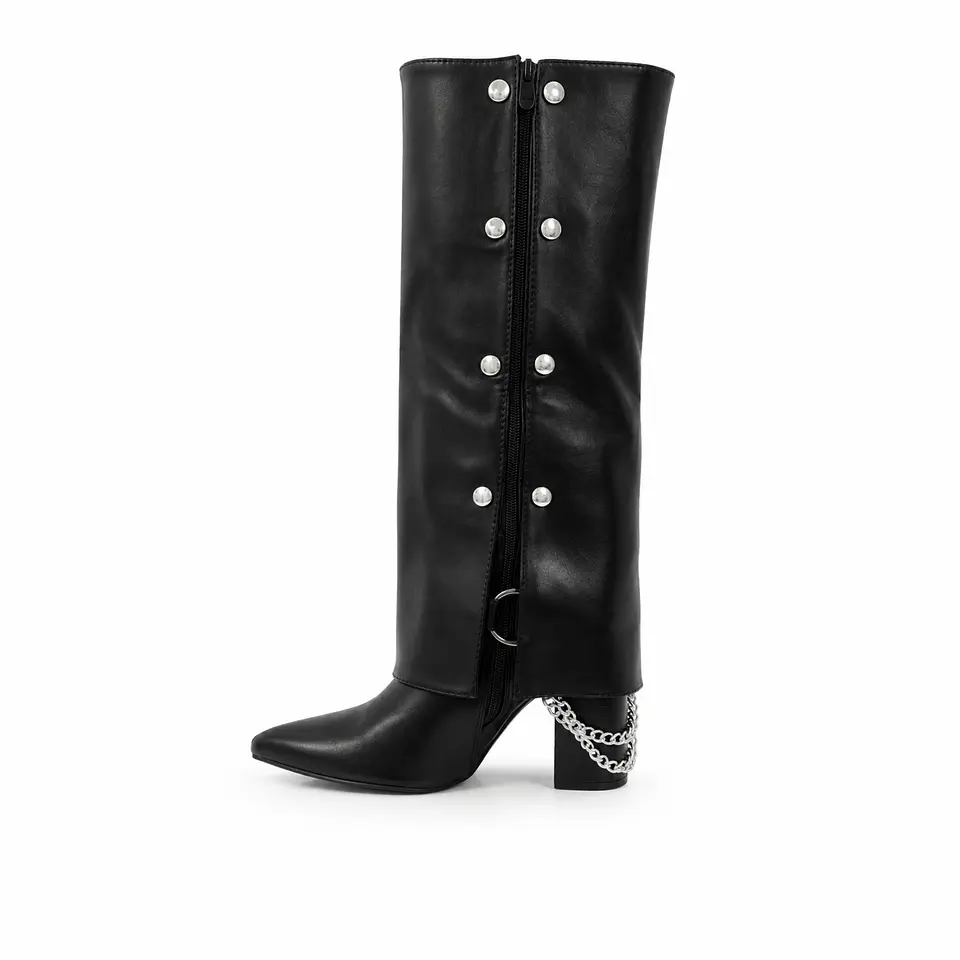 BOTA MUJER PU NEGRO POL DESMONT 2