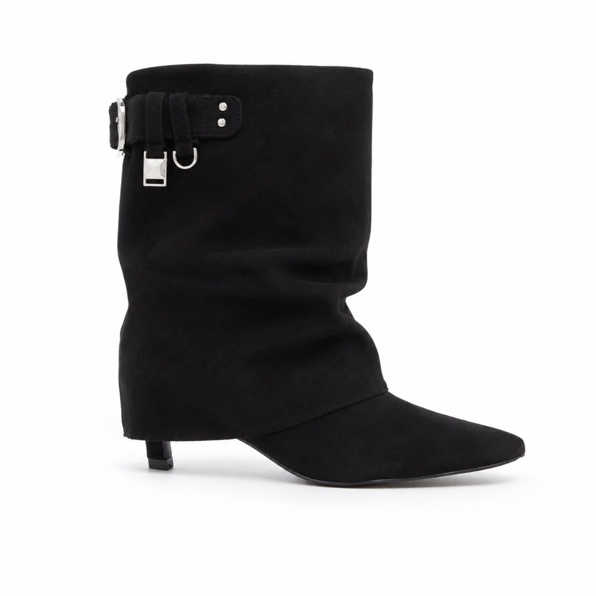 BOTIN MUJER MF NEGRO POL TACO