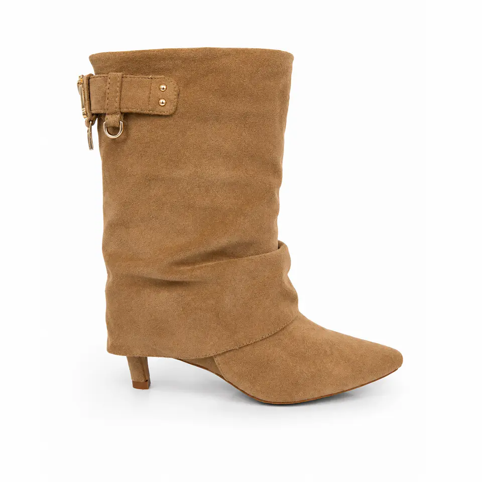 BOTIN MUJER MF KHAKY POL  3