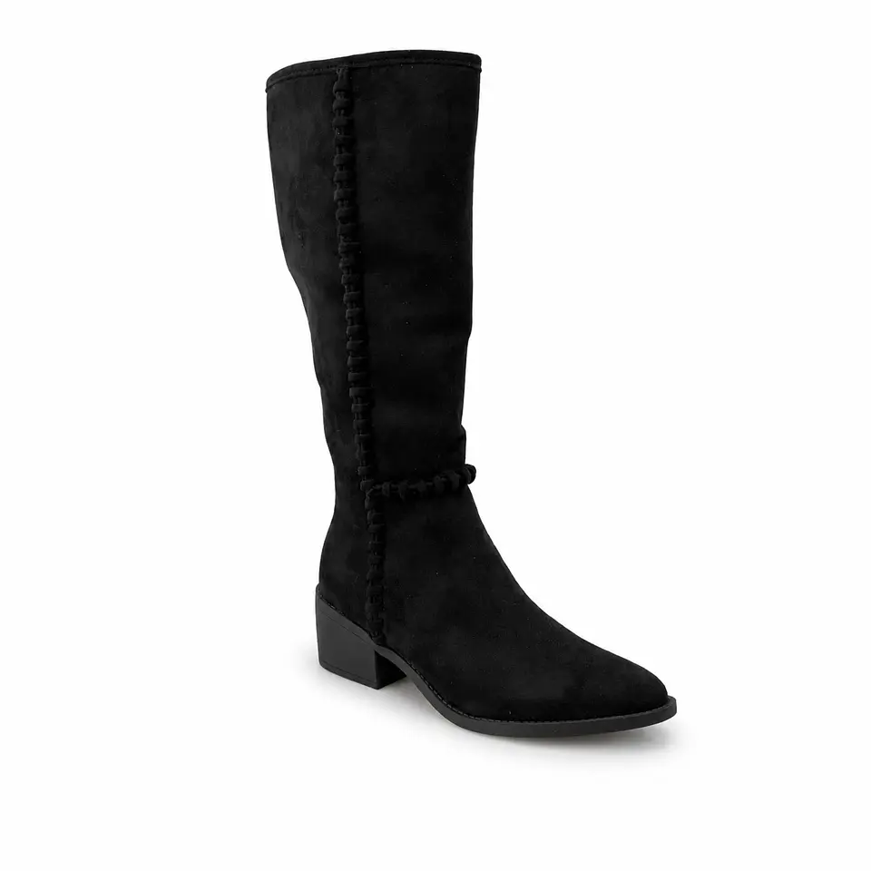  BOTA MUJER MF NEGRO VAQUERA  COSTURA 1