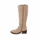  BOTA MUJER MF KHAKY VAQUERA CON  COSTURA - Miniatura 1
