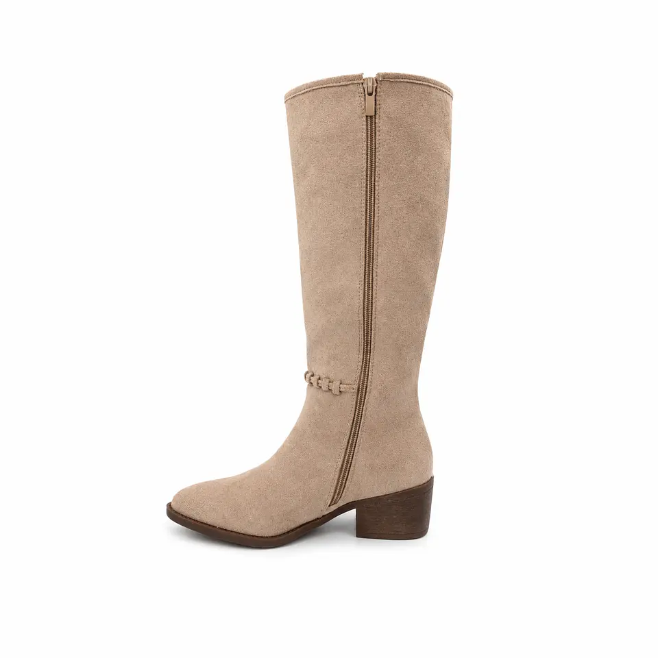  BOTA MUJER MF KHAKY VAQUERA CON  COSTURA 1