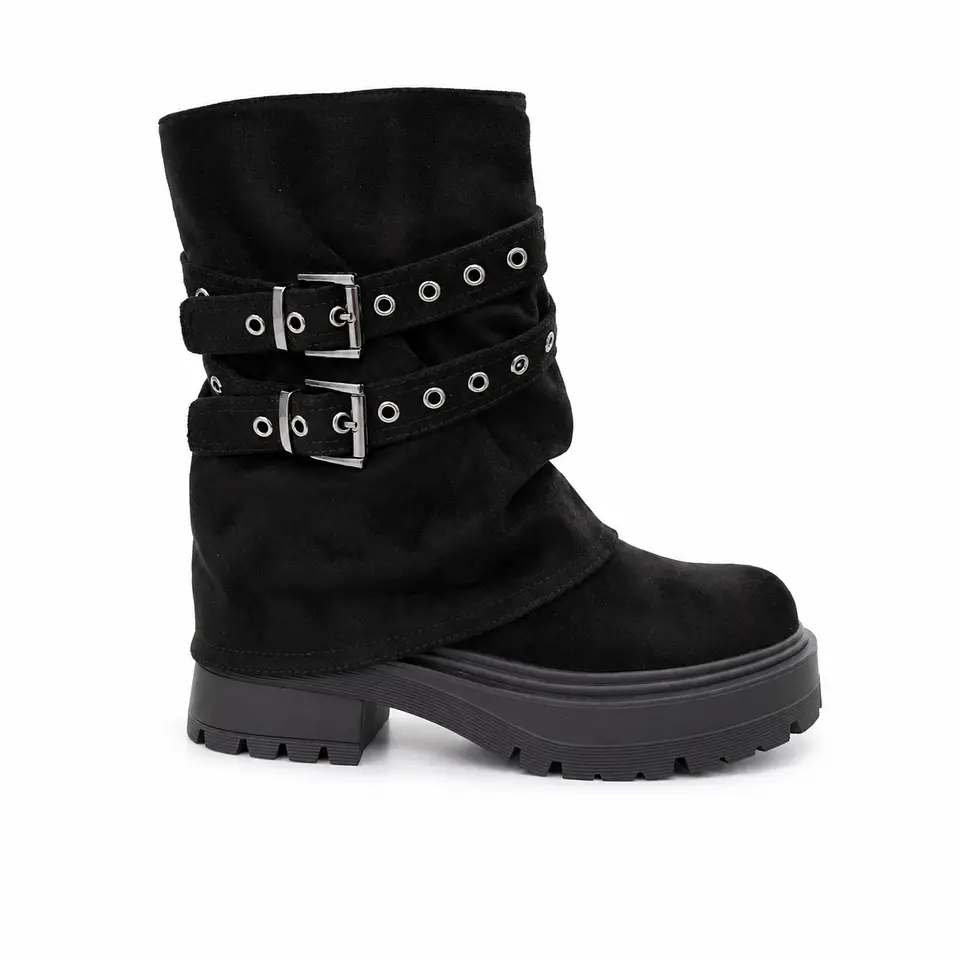  BOTIN MUJER MF NEGRO POLAINA 1