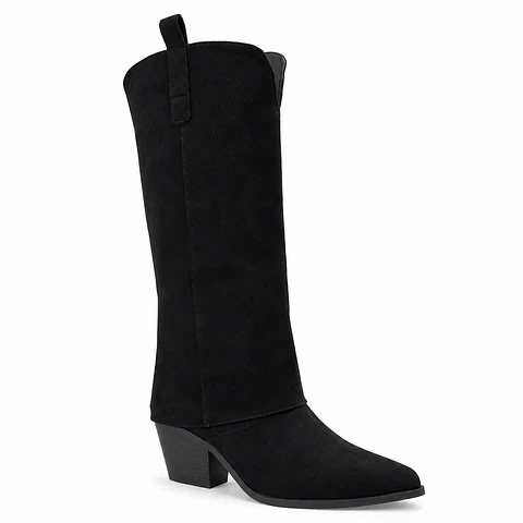 BOTA MUJER MF NEGRO VAQUE L 