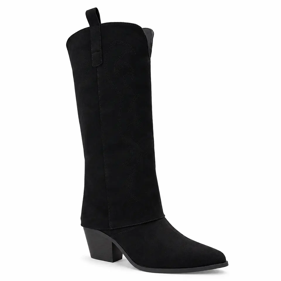 BOTA MUJER MF NEGRO VAQUE L  1