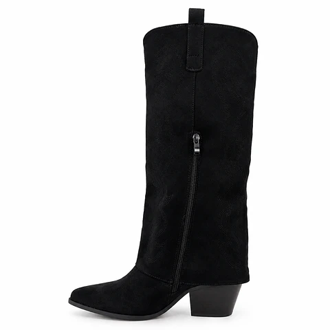 BOTA MUJER MF NEGRO VAQUE L 