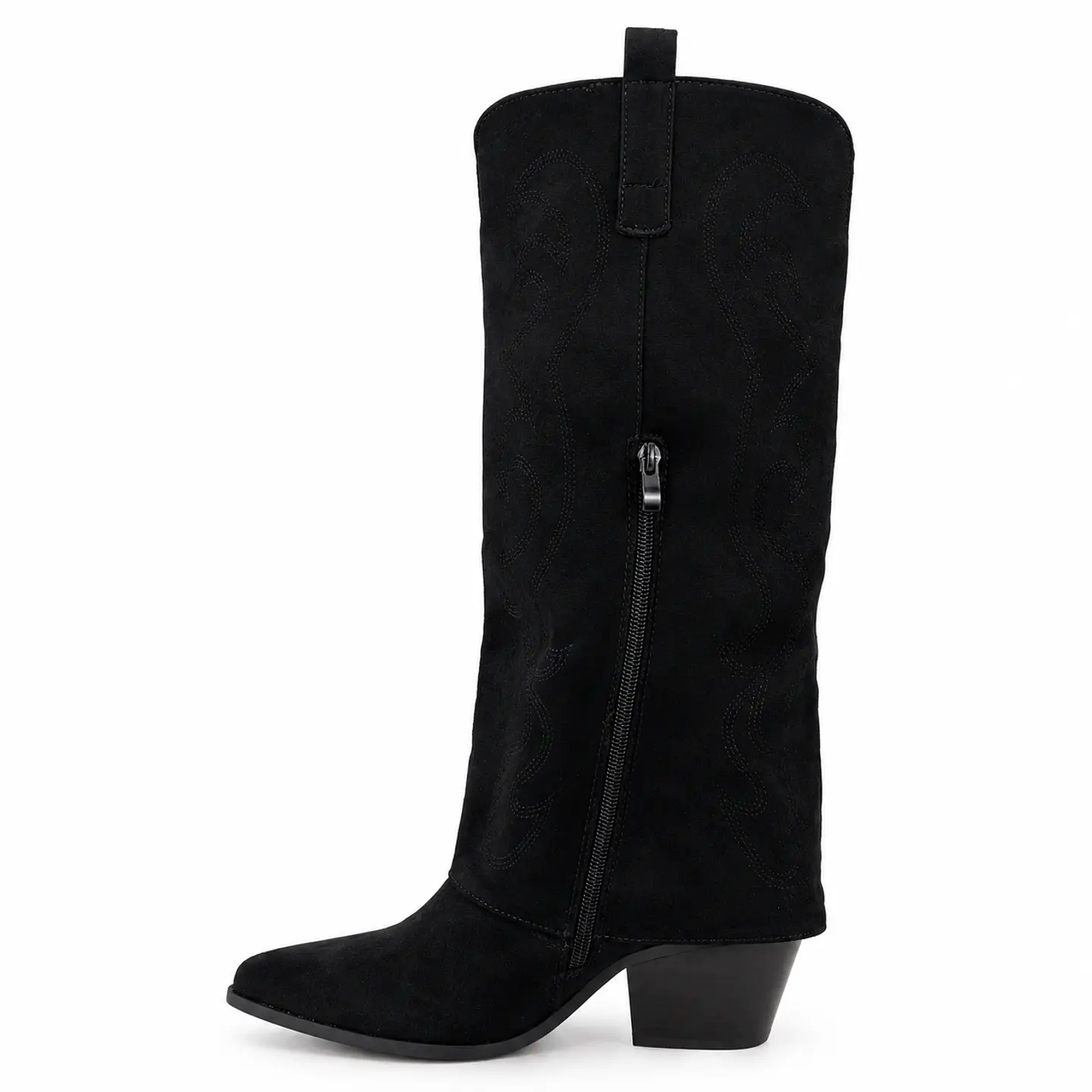 BOTA MUJER MF NEGRO VAQUE L  2