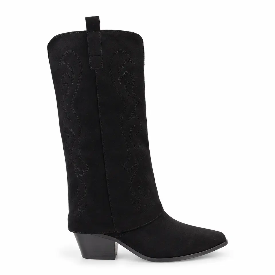 BOTA MUJER MF NEGRO VAQUE L  3