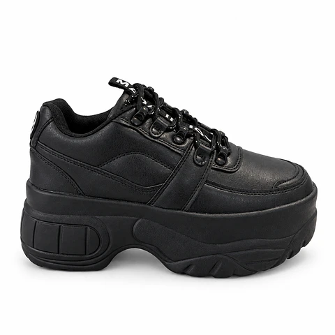 ZAPATILLA MUJER PU NEGRO CORD
