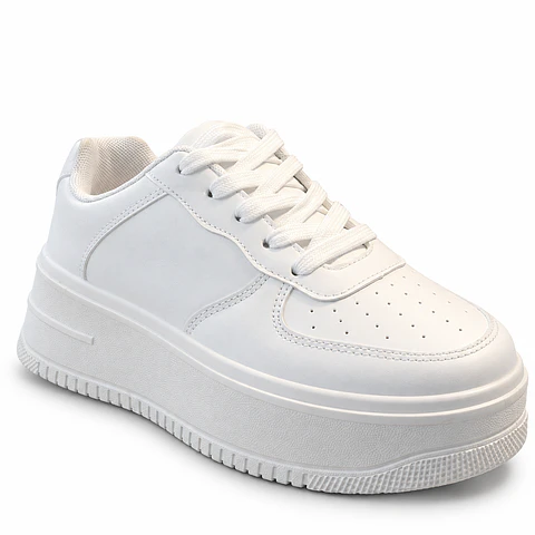 ZAPA MUJER PU BLANCO AIR CORD