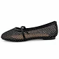 BALLERINA MUJER PU NEGRO MALLA  - Miniatura 3