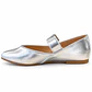 BALLERINA MUJER PU PLATA H - Miniatura 3