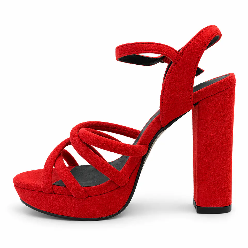 CHALA MUJER MF ROJO TACO 3
