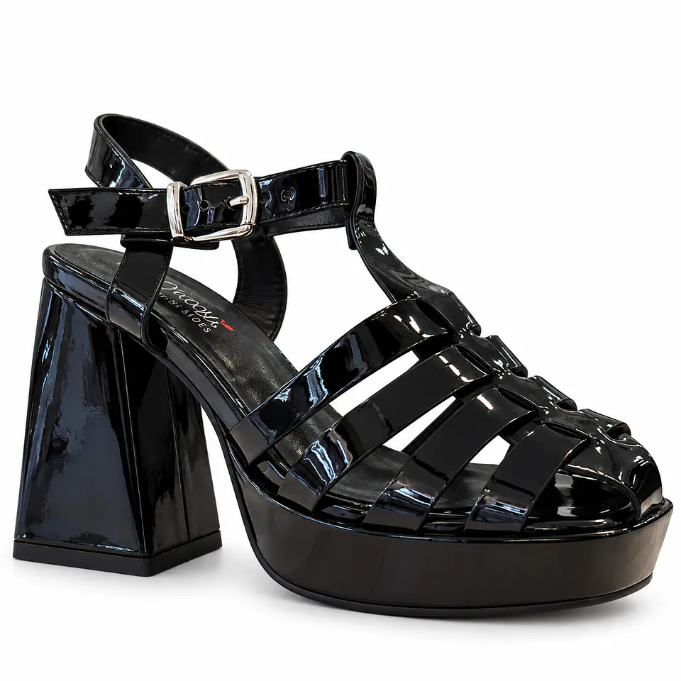 CHALA MUJER CHAROL NEGRO TACON 2
