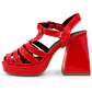 CHALA MUJER CHAROL ROJO TACON - Miniatura 3