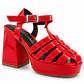 CHALA MUJER CHAROL ROJO TACON - Miniatura 2