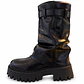 BOTIN MUJER PU NEGRO POL HEBI - Miniatura 3