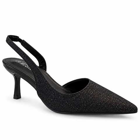 TACO MUJER PU NEGRO