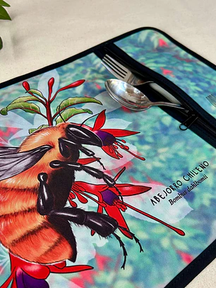 Individual Porta servicio Abejorro chileno