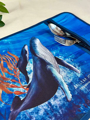 Individual Porta servicio Ballena jorobada