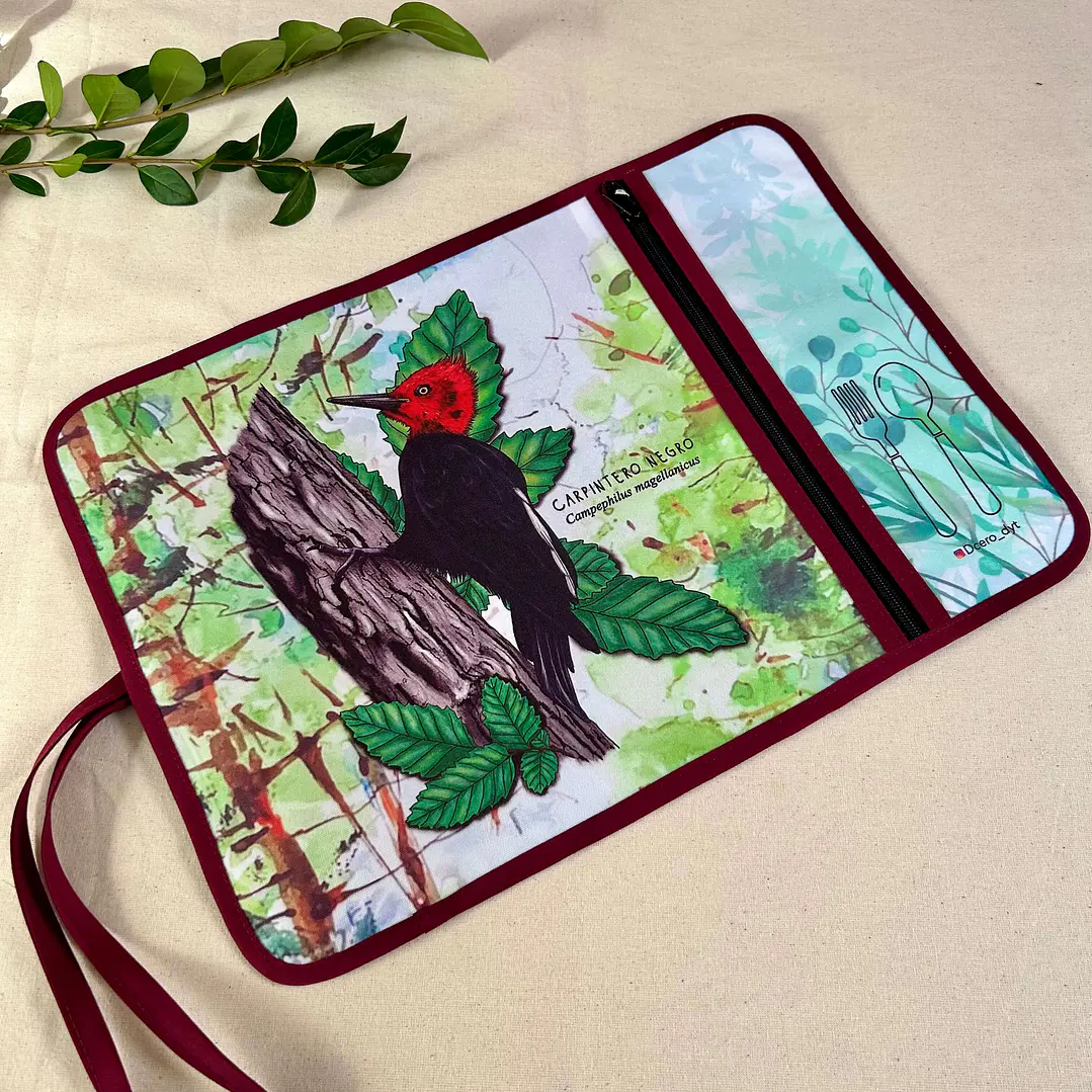 Individual Porta servicio Carpintero negro 1